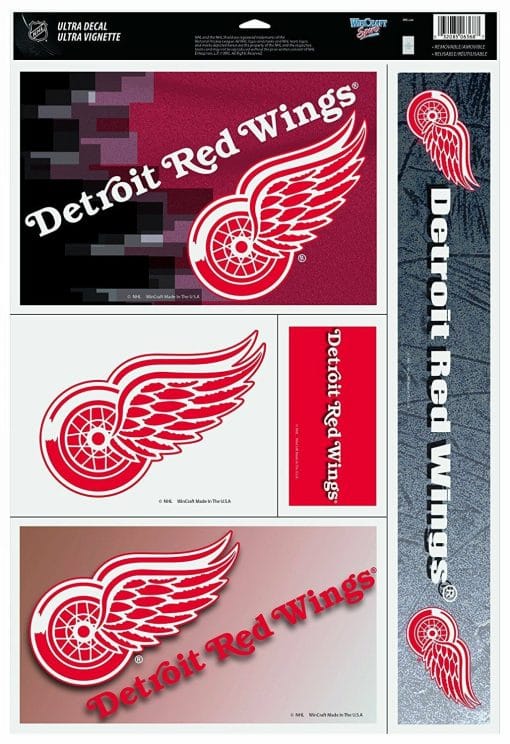Detroit Red Wings NHL 11"x17" Ultra Decal Sheet