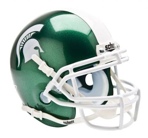 Michigan State Spartans Green Schutt Mini Helmet