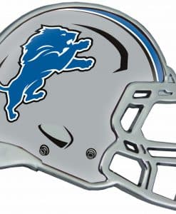 Detroit Lions Premium Chrome Metal Helmet Auto Emblem