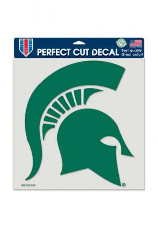 Michigan State Spartans Green Perfect Cut 8" x 8" Decal