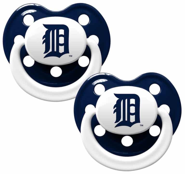 Detroit Tigers Navy Pacifier 2 Pack - Detroit Game Gear