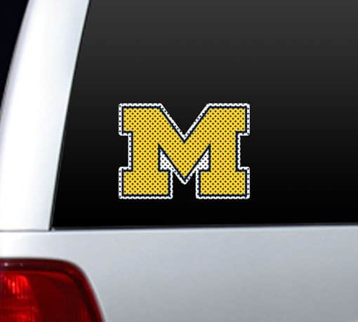 Michigan Wolverines NCAA Die-Cut Window Film – Large