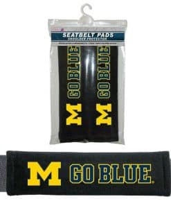 Michigan Wolverines Velour Seat Belt Pads