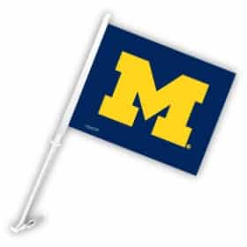Michigan Wolverines NCAA Car Flag
