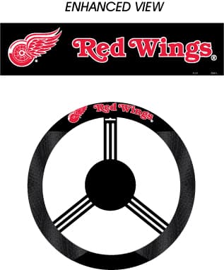 Detroit Red Wings Poly-Suede Steering Wheel Cover