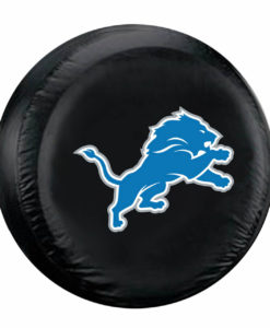 Detroit Lions NFL Black Tire Cover - Standard Size
