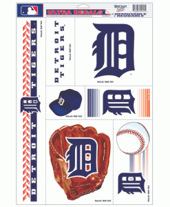 Detroit Tigers MLB 11″x17″ Ultra Decal Sheet