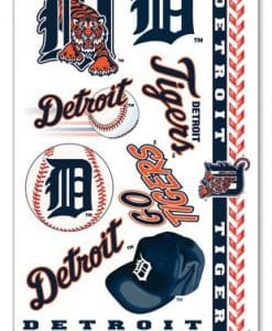 Detroit Tigers Temporary Tattoos