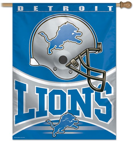 Detroit Lions NFL 27″x37″ Banner