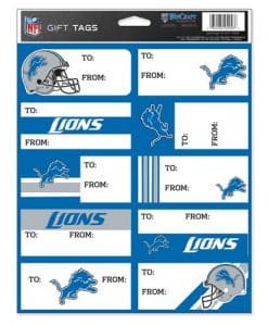 Detroit Lions NFL Gift Tags