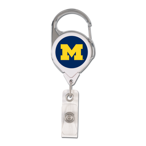 Michigan Wolverines NCAA Retractable Premium Badge Holder