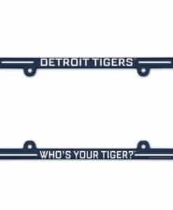 Detroit Tigers Navy White License Plate Frame