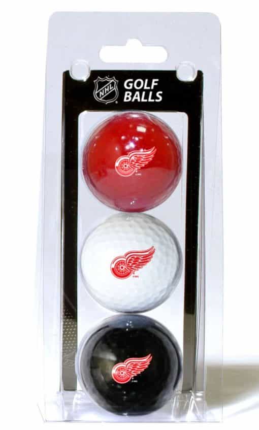 Detroit Red Wings NHL 3 Pack of Golf Balls