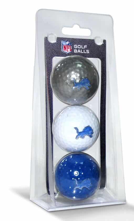 Detroit Lions NFL 3 Pack of Golf Balls