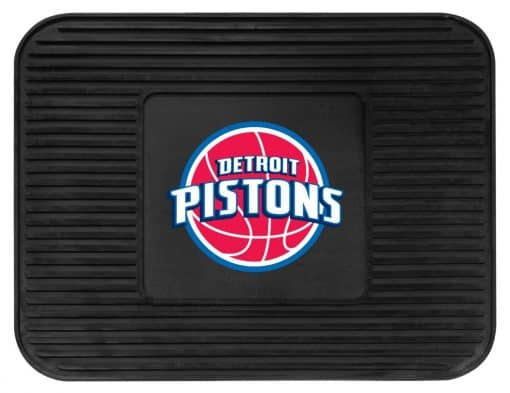Detroit Pistons NBA Heavy Duty Vinyl Rear Seat Car Utility Mat
