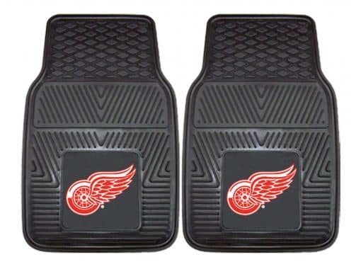 Detroit Red Wings NHL Heavy Duty Vinyl Front Seat 2 Piece Car Mat Set