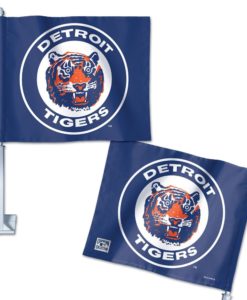 Detroit Tigers Vintage Navy Car Flag