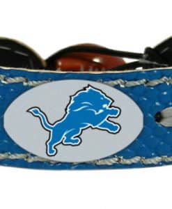 Detroit Lions Blue Football Bracelet