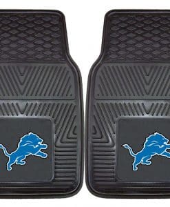 Detroit Lions NFL Heavy Duty Vinyl Front Seat 2 Piece Car Mat Set