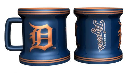 Detroit Tigers MLB Sculpted Mini Mug Shot Glass