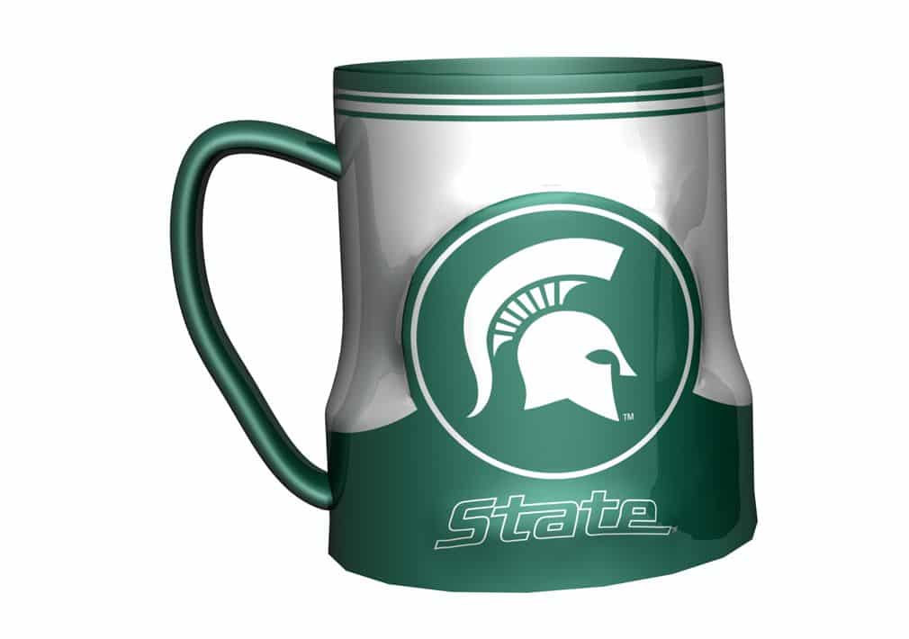 Michigan State Spartans NCAA Coffee Mug 18oz Game Time - Detroit Game Gear