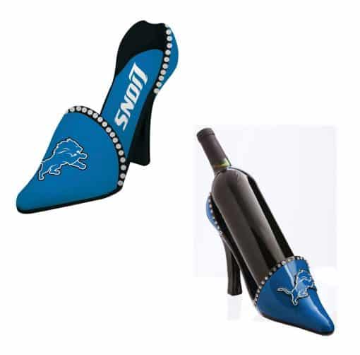 Detroit Lions NFL Decorative Wine Bottle Holder - Shoe