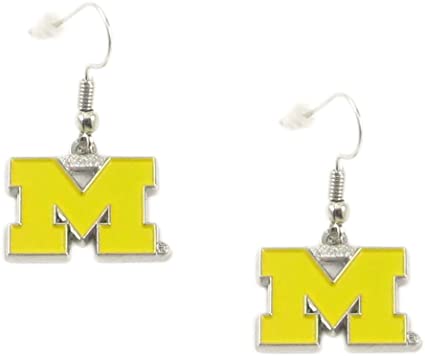 Michigan Wolverines Dangle Earrings