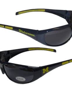 Michigan Wolverines Wrap Sunglasses