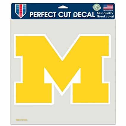 Michigan Wolverines Perfect Cut Decal - 8"x8" Color