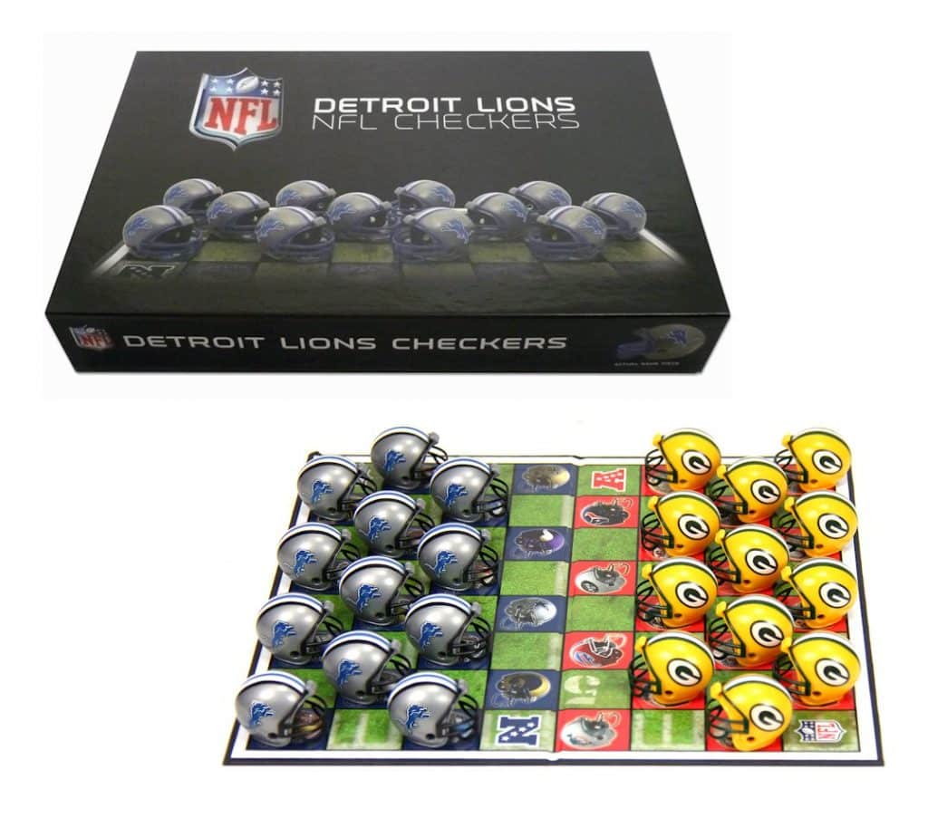 Detroit Lions NFL Checker Set - Detroit Game Gear