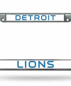 Detroit Lions NFL Chrome License Plate Frame