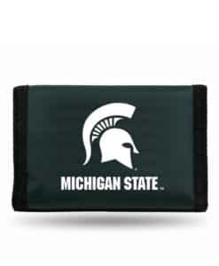Michigan State Spartans Nylon Trifold Wallet