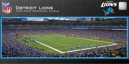 Detroit Lions Panoramic Stadium Puzzle