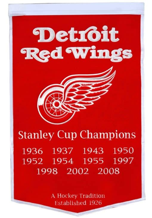 Detroit Red Wings NHL 24"x36" Wool Dynasty Banner