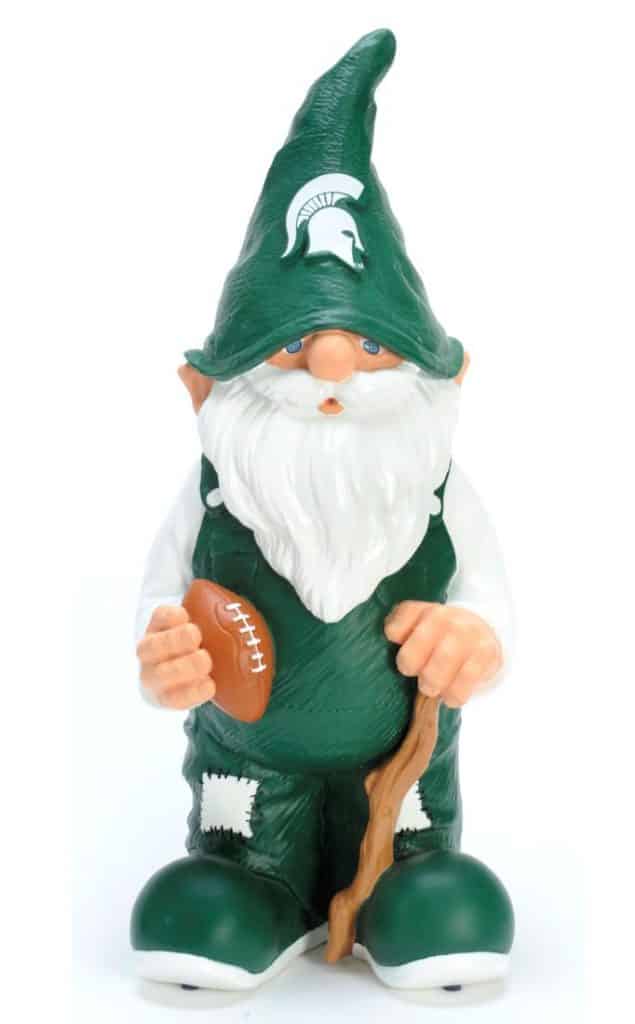 Michigan State Spartans Garden Gnome 11" Male - Detroit Game Gear