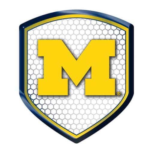Michigan Wolverines NCAA Shield Style Reflector