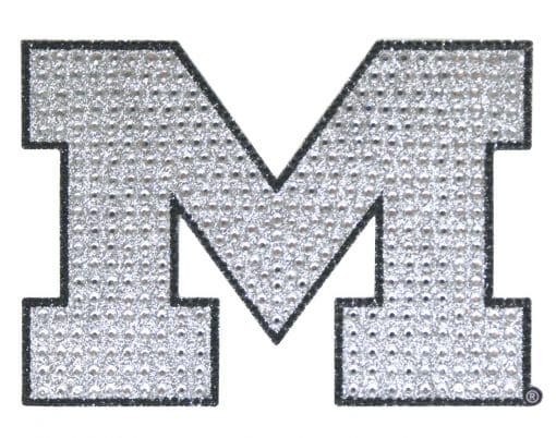 Michigan Wolverines Bling Auto Emblem