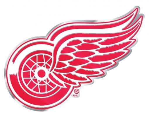 Detroit Red Wings NHL Color Auto Emblem - Die Cut