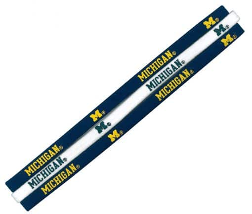 Michigan Wolverines NCAA Elastic Headbands