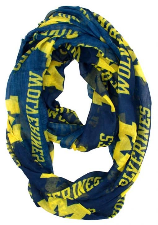 Michigan Wolverines NCAA Infinity Scarf