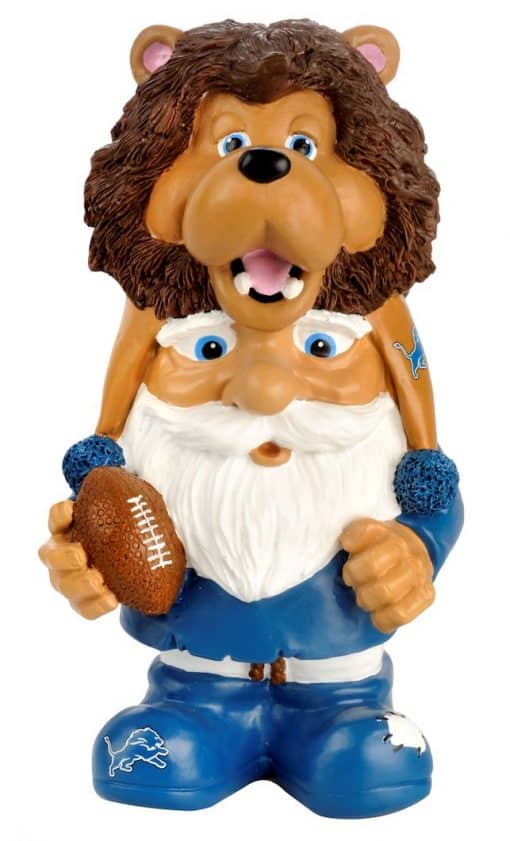 Detroit Lions NFL Mad Hatter Gnome