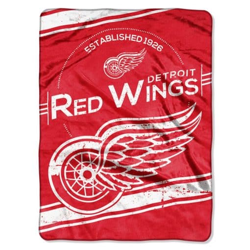 Detroit Red Wings 60"x80" Red Royal Plush Raschel Throw Blanket
