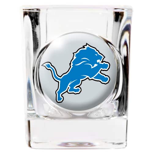 Detroit Lions NFL Square Shot Glass - 2 oz.