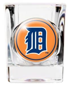 Detroit Tigers Square 2 oz. Shot Glass