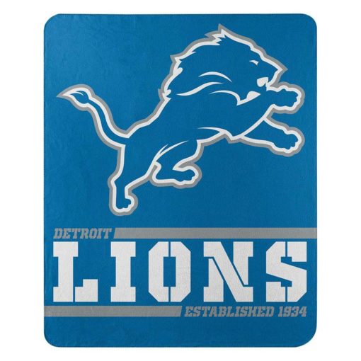 Detroit Lions 50x60 Split Wide Design Fleece Blanket