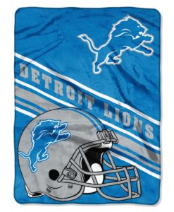Detroit Lions 60"x80" Blue Raschel Throw Blanket