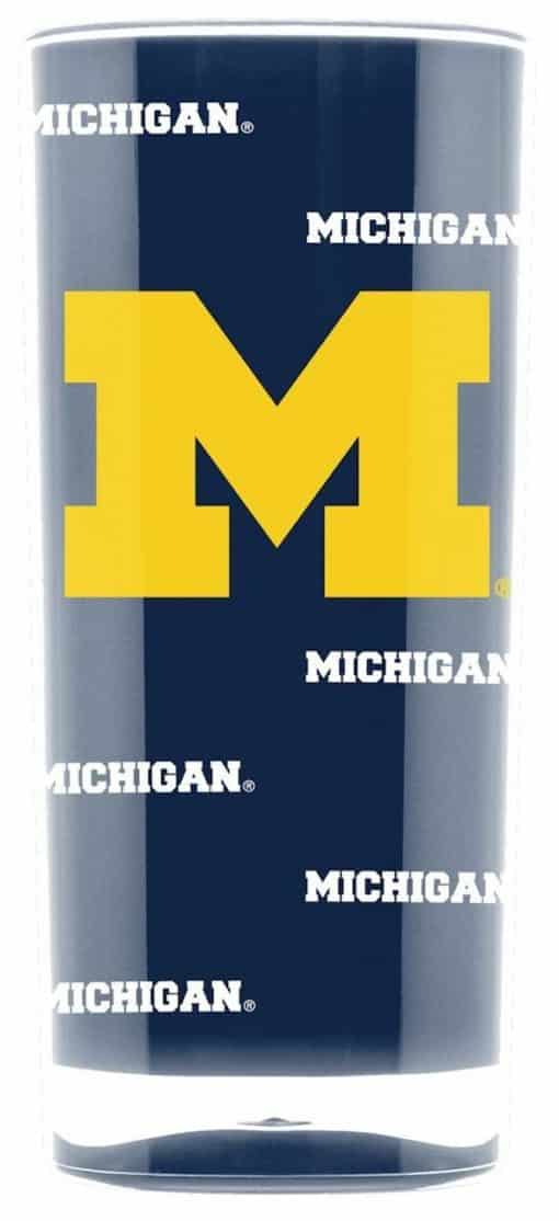 Michigan Wolverines Square Insulated 16oz Tumbler