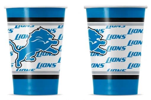 Detroit Lions NFL Disposable Paper Cups