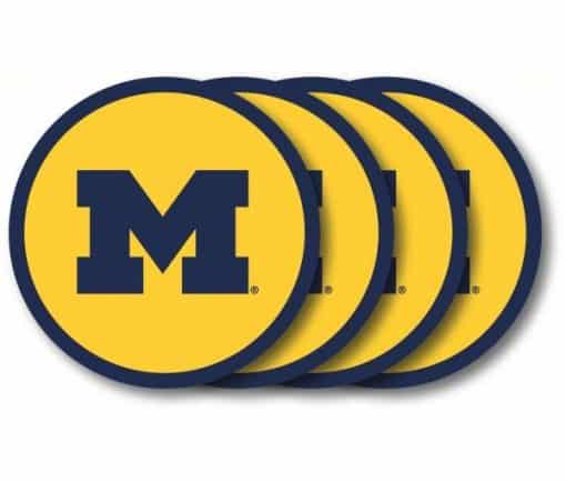 Michigan Wolverines NCAA Coaster Set - 4 Pack