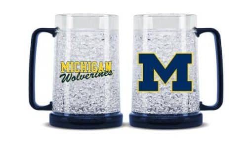 Michigan Wolverines NCAA Crystal Freezer Mug
